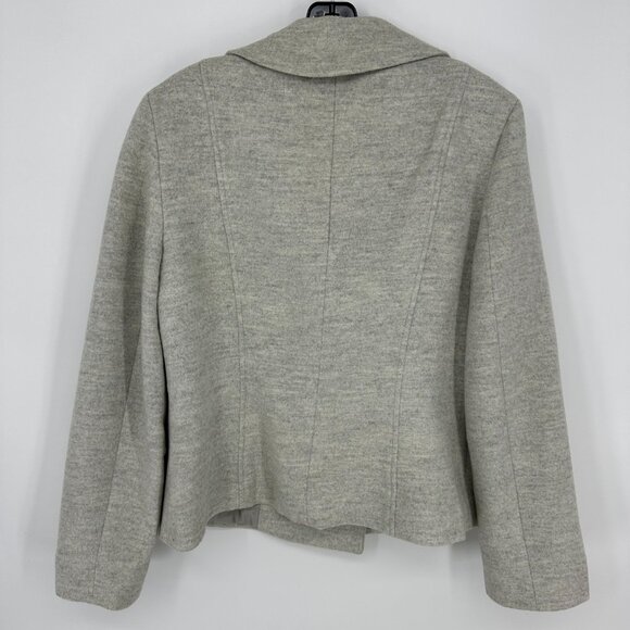 Talbots Women's Grey Pea Coat - Picture 2 of 12